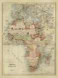 Antique Map of North America-Alvin Johnson-Art Print