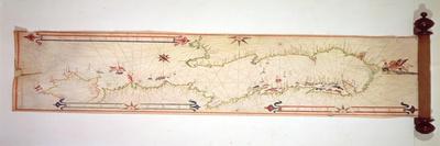 Miniature Nautical Map of the Adriatic, 1624-Alvise Gramolin-Stretched Canvas