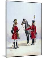 Alwar Lancers, Commandment and Chohan Rajput, Illustration for 'Armies of India' by Major G.F.…-Alfred Crowdy Lovett-Mounted Giclee Print