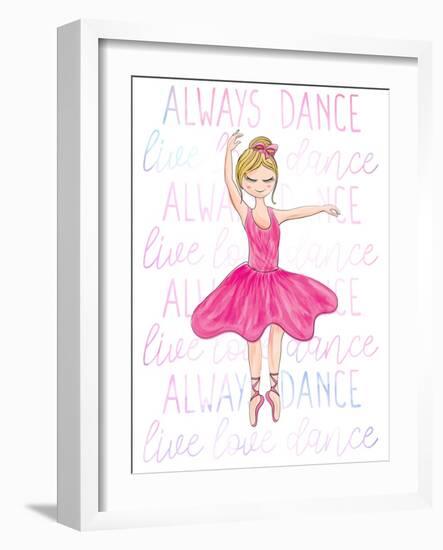 Always Dance 1-Ann Bailey-Framed Art Print