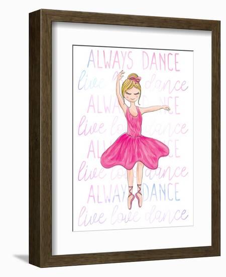 Always Dance 1-Ann Bailey-Framed Art Print