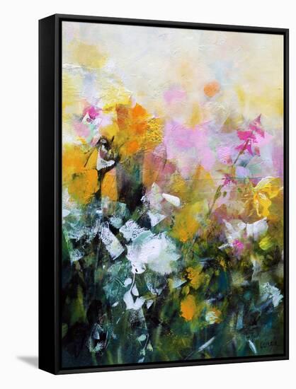 Always Flowers-Marianne Quinzin-Framed Stretched Canvas