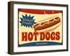 Always Fresh Hot Dogs-Retroplanet-Framed Giclee Print