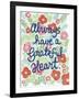 Always Have a Grateful Heart-Shelly Hely-Framed Art Print