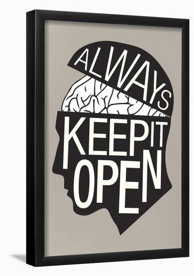 Always Keep It Open Poster-null-Framed Poster