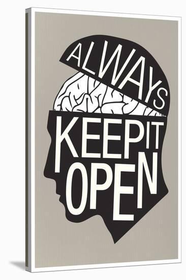 Always Keep It Open Poster-null-Stretched Canvas