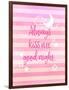 Always Kiss Me Good Night-Bella Dos Santos-Framed Art Print