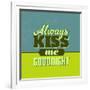 Always Kiss Me Goodnight 1-Lorand Okos-Framed Art Print