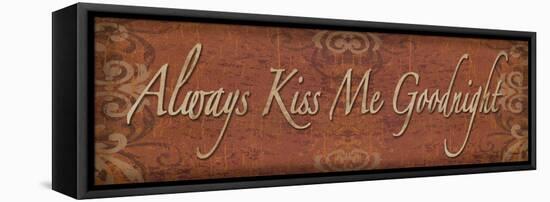 Always Kiss Me Goodnight - Mini-Todd Williams-Framed Stretched Canvas