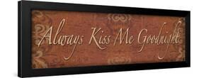 Always Kiss Me Goodnight-Todd Williams-Framed Art Print