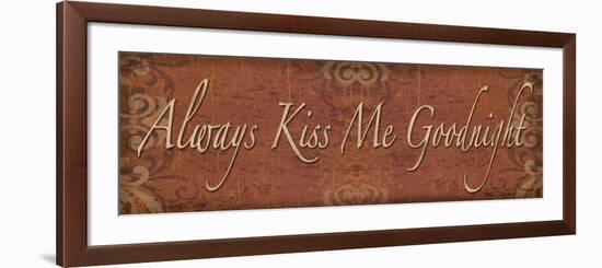 Always Kiss Me Goodnight-Todd Williams-Framed Art Print