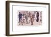 Always Merry and Bright - Hurrah for the Bargain Sales!-Ernest Ibbetson-Framed Giclee Print