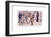 Always Merry and Bright - Hurrah for the Bargain Sales!-Ernest Ibbetson-Framed Giclee Print