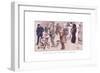 Always Merry and Bright - Hurrah for the Bargain Sales!-Ernest Ibbetson-Framed Giclee Print