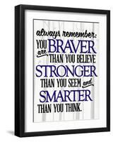 Always Remember-Kimberly Allen-Framed Art Print