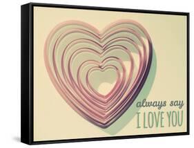 Always Say-Gail Peck-Framed Stretched Canvas