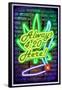 Always420Here(Non-FlockedBlacklight)-null-Framed Standard Poster