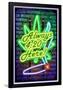 Always420Here(Non-FlockedBlacklight)-null-Framed Standard Poster