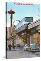 Alweg Monorail, Seattle, Washington-null-Stretched Canvas