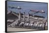 Alyeska Pipeline Terminal-DLILLC-Framed Stretched Canvas