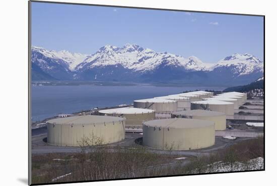 Alyeska Pipeline Terminal-DLILLC-Mounted Photographic Print