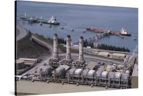 Alyeska Pipeline Terminal-DLILLC-Stretched Canvas