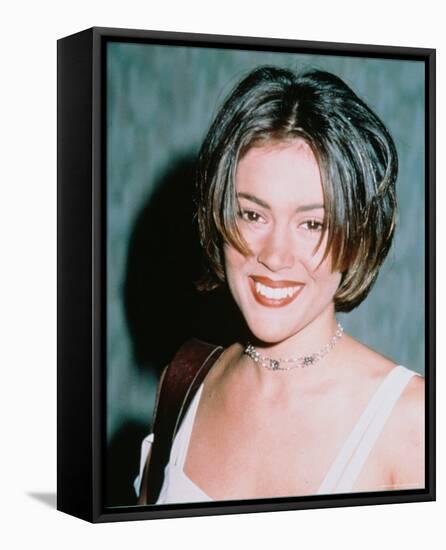 Alyssa Milano-null-Framed Stretched Canvas