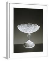 Alzata Molded Glass Bowl, 1910-1919, Italy-null-Framed Giclee Print