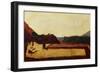 Am Kalvarienberg bei Bozen - Calvary near Bolzano, Italy,1922-Albin Egger-lienz-Framed Giclee Print