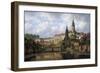 Am Moldau-Ufer in Boehmisch-Krummau, 1882-Bedrich Havranek-Framed Giclee Print