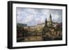 Am Moldau-Ufer in Boehmisch-Krummau, 1882-Bedrich Havranek-Framed Giclee Print