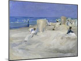 Am Strand Von Nordwijk, 1908-Max Liebermann-Mounted Giclee Print