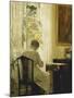 Am Wohnzimmerfenster-Carl Holsoe-Mounted Giclee Print