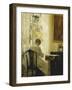 Am Wohnzimmerfenster-Carl Holsoe-Framed Giclee Print