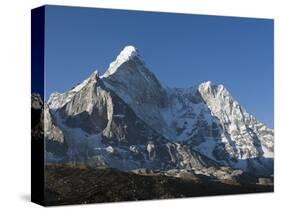 Ama Dablam 6812M, Solu Khumbu Everest Region, Sagarmatha National Park, Himalayas, Nepal, Asia-Christian Kober-Stretched Canvas