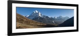 Ama Dablam and the Khumbu Valley, Himalayas, Nepal, Asia-Alex Treadway-Framed Photographic Print