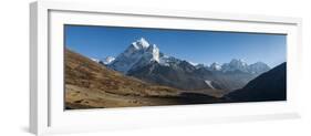 Ama Dablam and the Khumbu Valley, Himalayas, Nepal, Asia-Alex Treadway-Framed Photographic Print