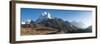 Ama Dablam and the Khumbu Valley, Himalayas, Nepal, Asia-Alex Treadway-Framed Photographic Print