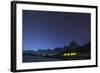 Ama Dablam Base Camp in the Everest Region Glows at Twilight, Himalayas, Nepal, Asia-Alex Treadway-Framed Photographic Print
