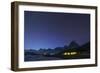 Ama Dablam Base Camp in the Everest Region Glows at Twilight, Himalayas, Nepal, Asia-Alex Treadway-Framed Photographic Print