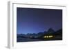 Ama Dablam Base Camp in the Everest Region Glows at Twilight, Himalayas, Nepal, Asia-Alex Treadway-Framed Photographic Print