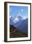 Ama Dablam from Trail Between Namche Bazaar and Everest View Hotel, Nepal, Himalayas, Asia-Peter Barritt-Framed Photographic Print