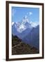 Ama Dablam from Trail Between Namche Bazaar and Everest View Hotel, Nepal, Himalayas, Asia-Peter Barritt-Framed Photographic Print