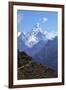 Ama Dablam from Trail Between Namche Bazaar and Everest View Hotel, Nepal, Himalayas, Asia-Peter Barritt-Framed Photographic Print