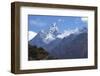 Ama Dablam from Trail Between Namche Bazaar and Everest View Hotel, Nepal, Himalayas, Asia-Peter Barritt-Framed Photographic Print