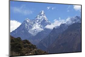 Ama Dablam from Trail Between Namche Bazaar and Everest View Hotel, Nepal, Himalayas, Asia-Peter Barritt-Mounted Photographic Print