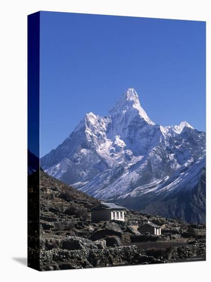 Ama Dablam, Himalayas, Nepal-Jon Arnold-Stretched Canvas