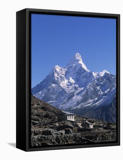 Ama Dablam, Himalayas, Nepal-Jon Arnold-Framed Stretched Canvas