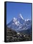 Ama Dablam, Himalayas, Nepal-Jon Arnold-Framed Stretched Canvas