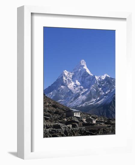 Ama Dablam, Himalayas, Nepal-Jon Arnold-Framed Photographic Print